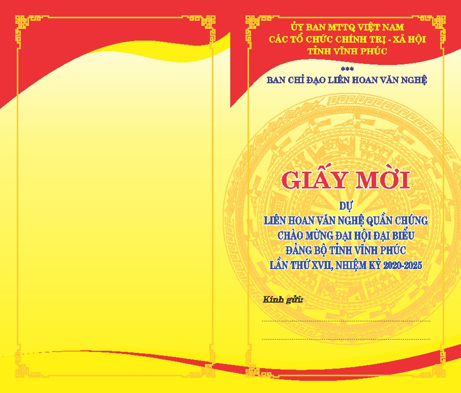 Vector Thiệp Mời 1