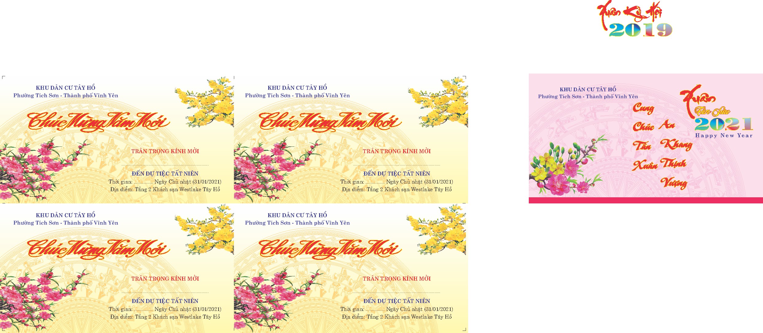 Vector Thiệp Mời 20