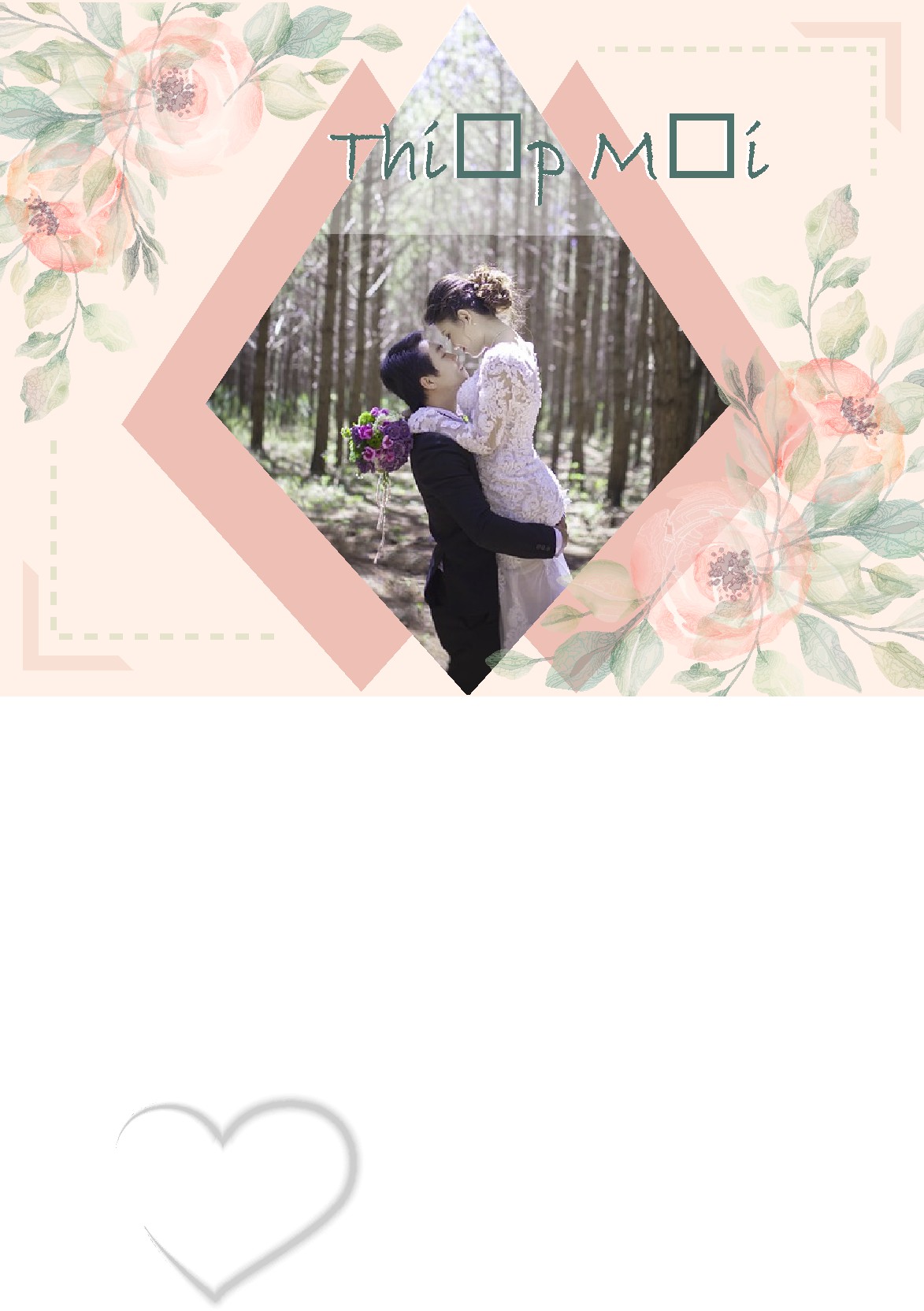 Vector Thiệp Cưới 1