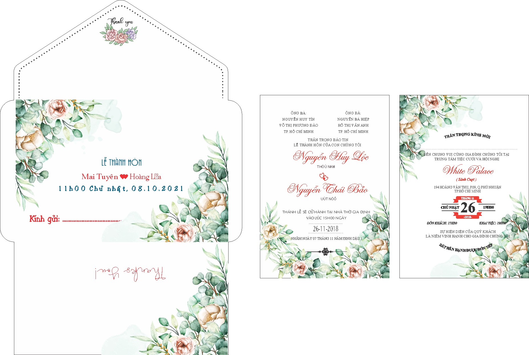 Vector Thiệp Cưới 13