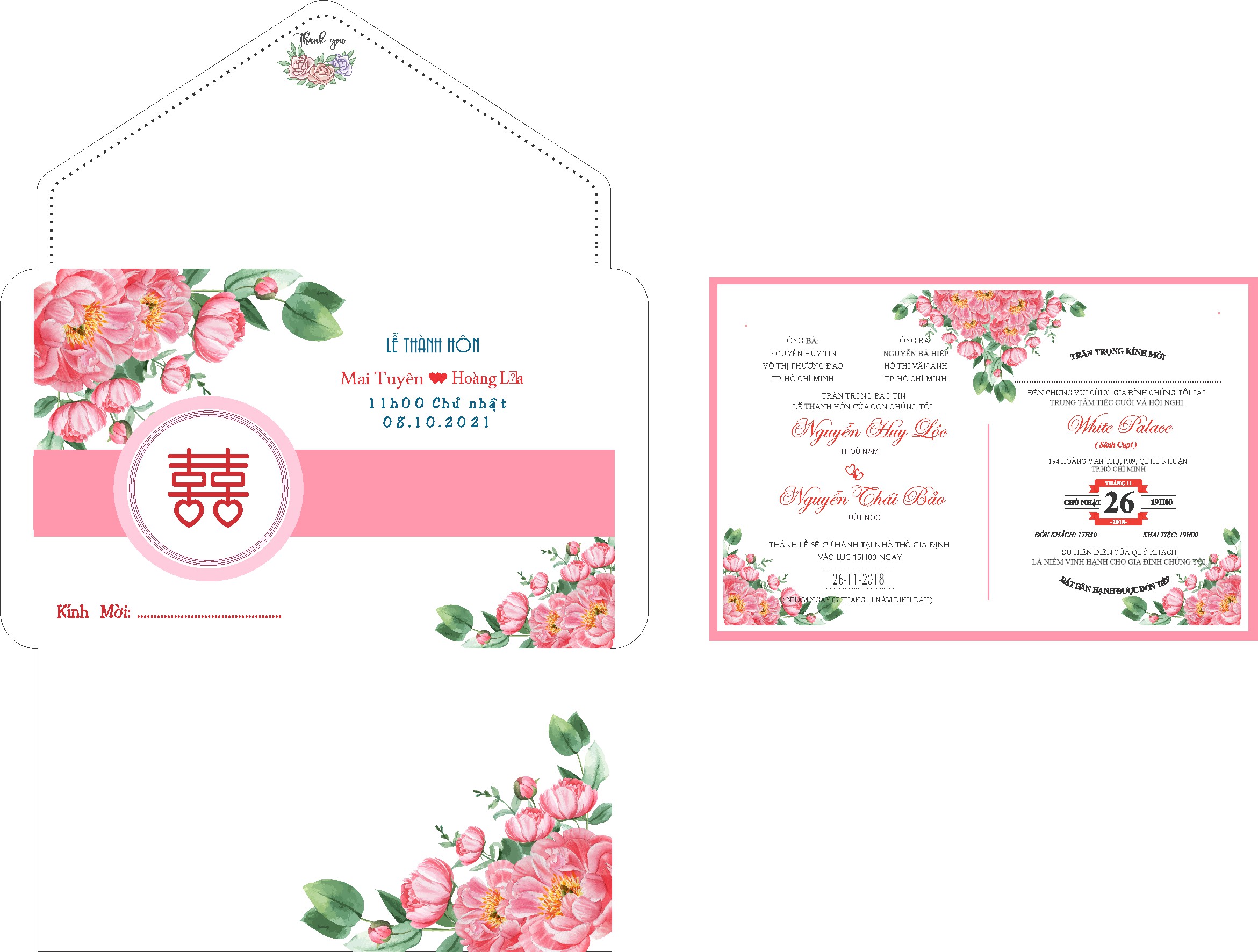 Vector Thiệp Cưới 16