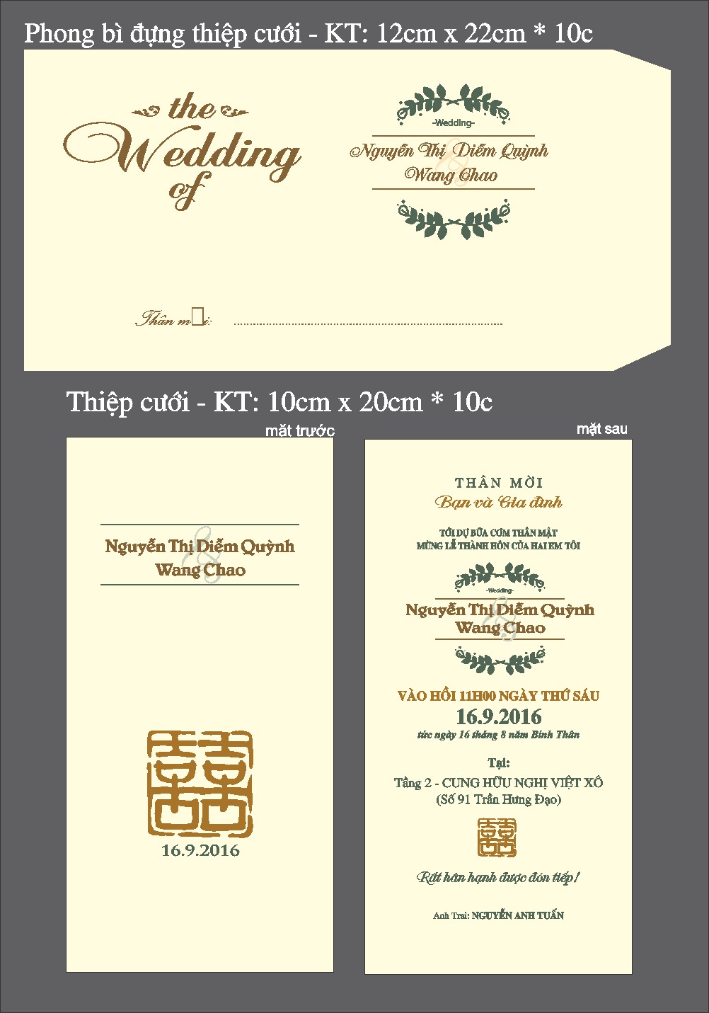 Vector Thiệp Cưới 25