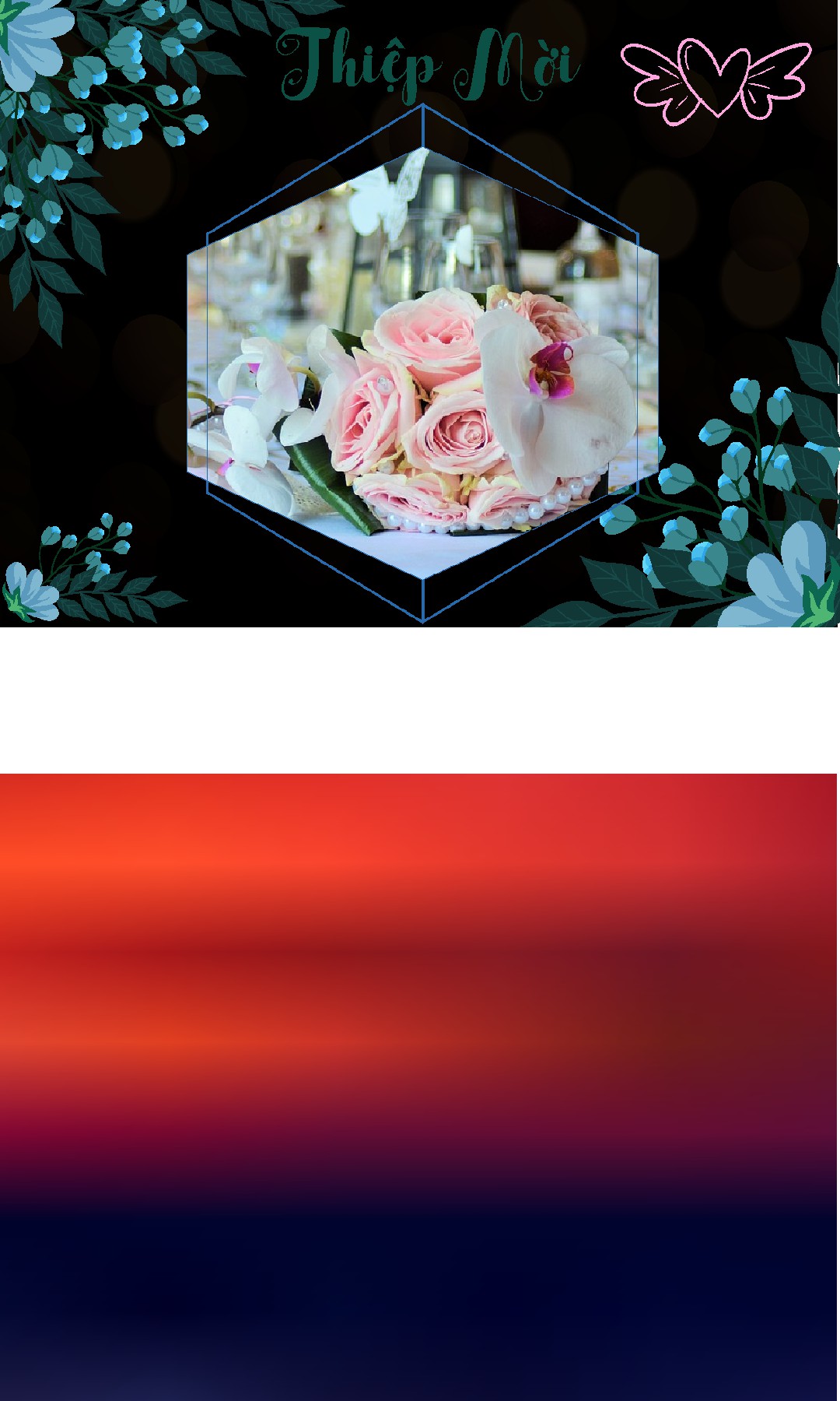 Vector Thiệp Cưới 3