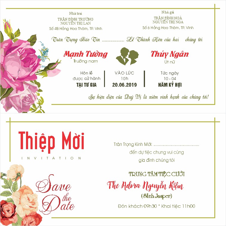 Vector Thiệp Cưới 33