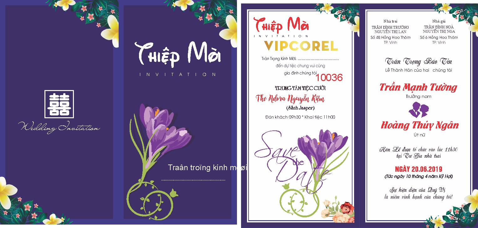 Vector Thiệp Cưới 35