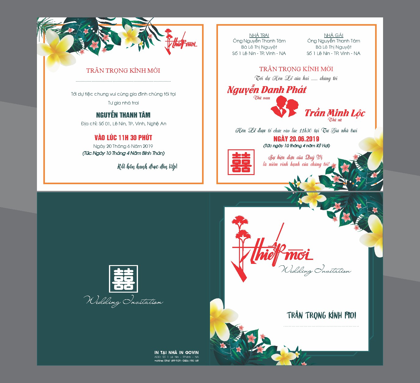 Vector Thiệp Cưới 36