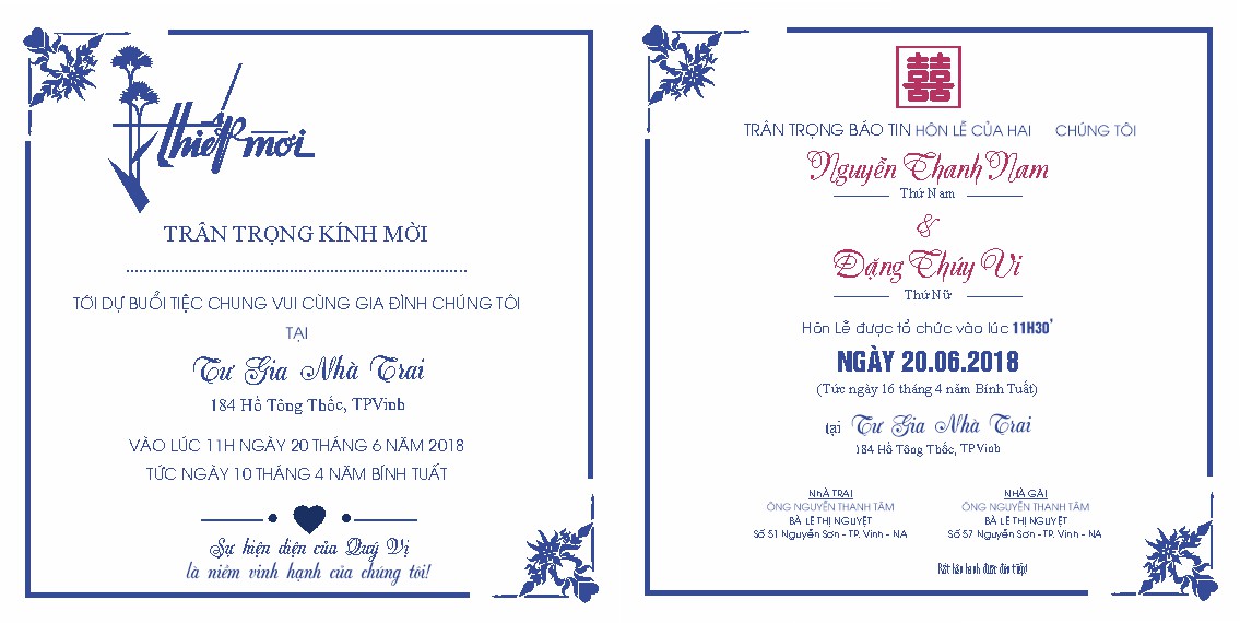 Vector Thiệp Cưới 40