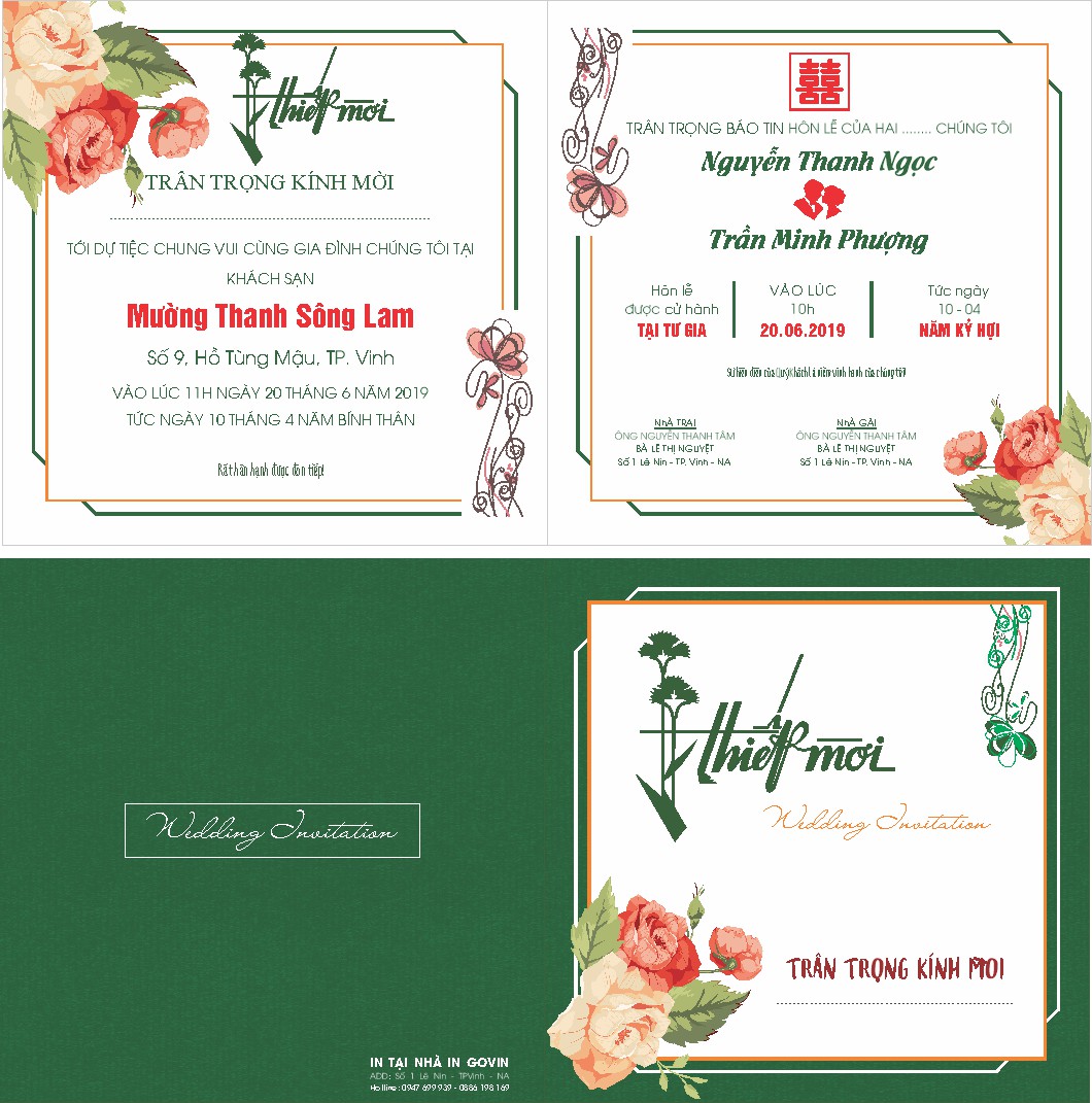 Vector Thiệp Cưới 41