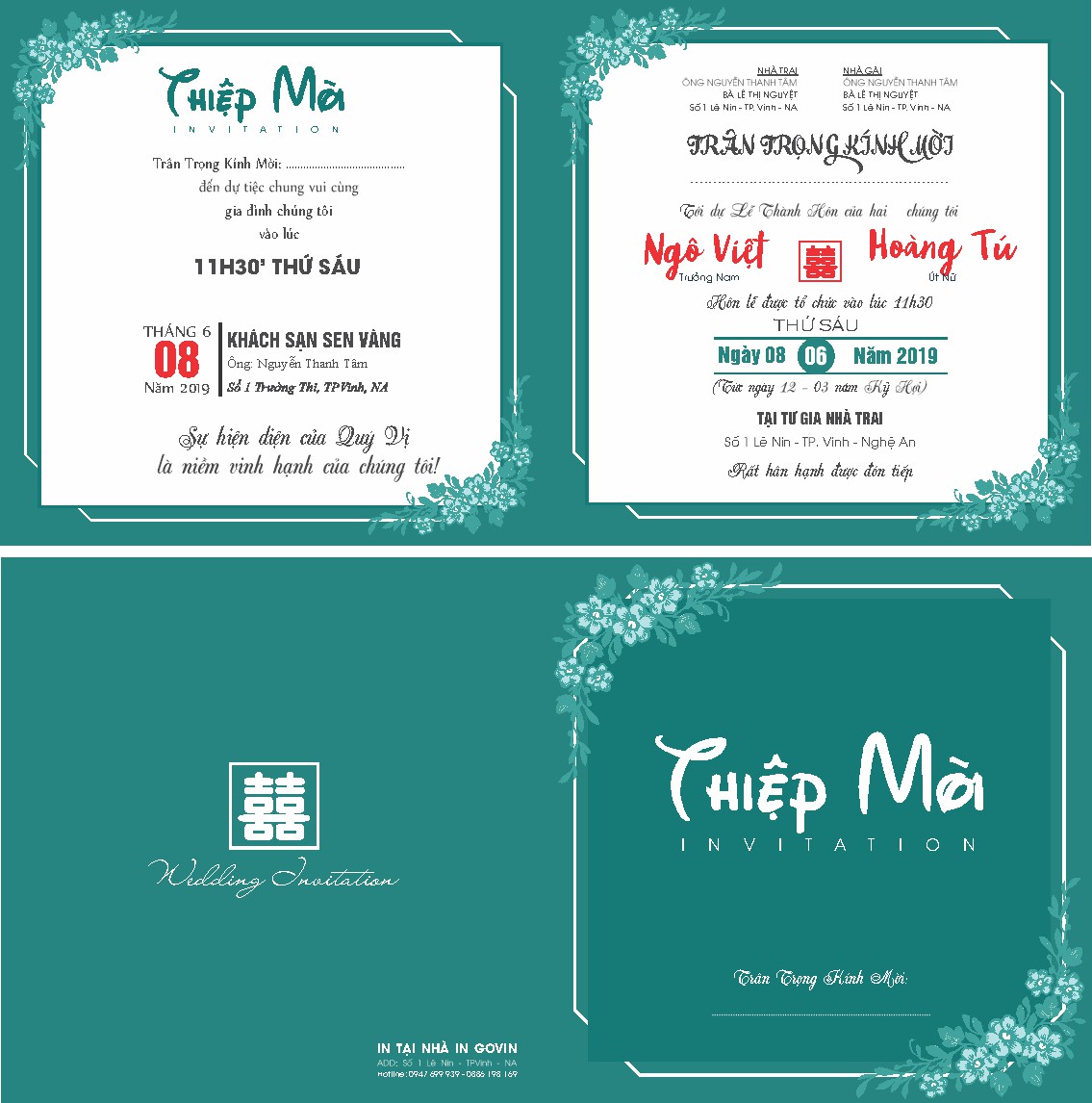 Vector Thiệp Cưới 43